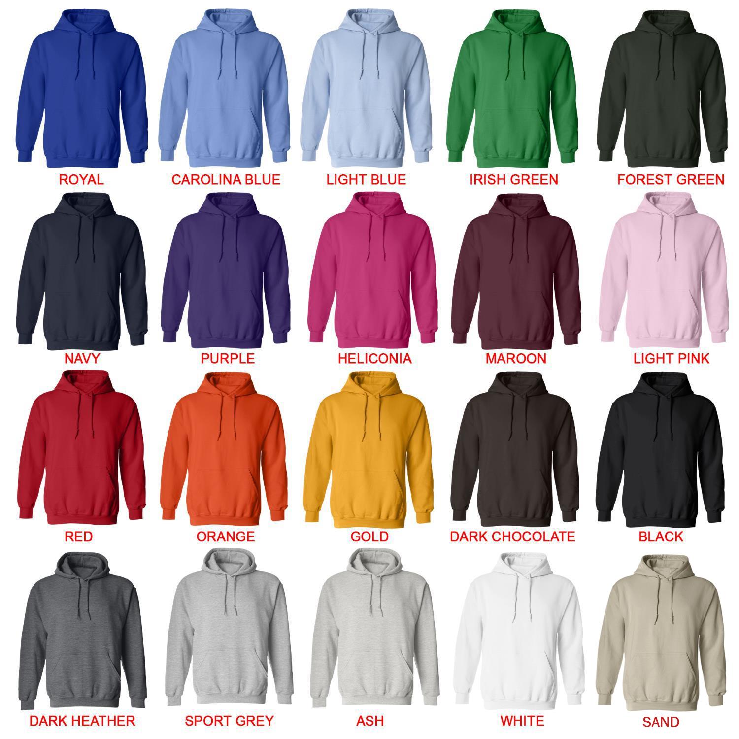 hoodie color chart - Regular Show Shop