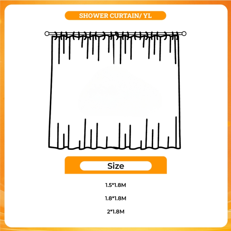 3D shower curtain - Regular Show Shop