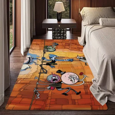 Cartoon R-Regular Show Cheaper Anti-Skid Home Rug