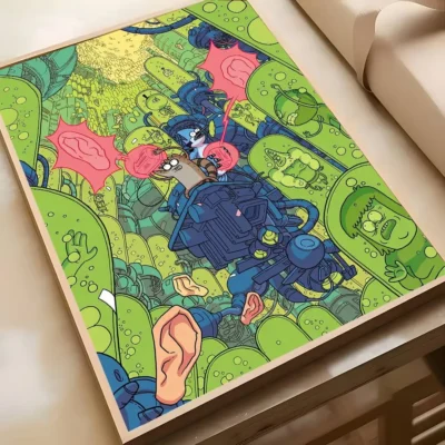 Regular Cartoon Show Movie Poster Art Stylish Interior Wall Art