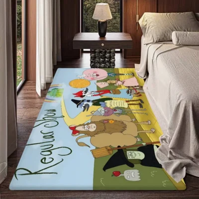 Regular Show Cartoon Pattern Indoor Rug