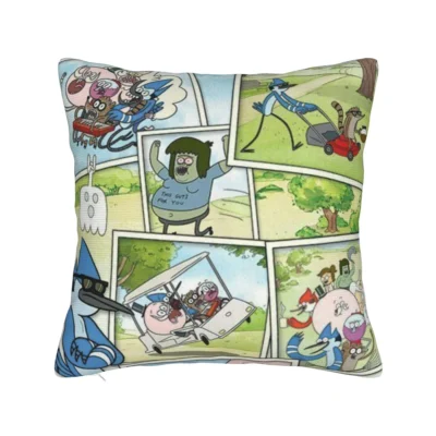 Decorative Regular Show Cartoon Anime Bedroom Accessories Throw Pillow