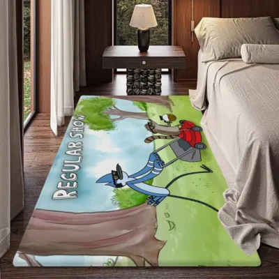 Regular Show Modern Cartoon Home Decor Rug