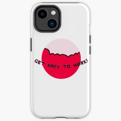 Regular Show Benson Get Back To Work Catchphrase Iphone Case