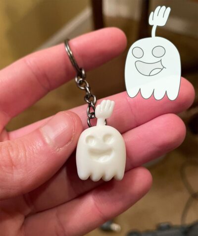 Hi Five Ghost Keychain (Regular Show)