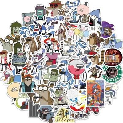 Alternative view of 52cs/pack Hot TV Regular Show Stickers