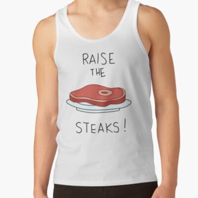 Raise The Steaks Regular Show Tank Top
