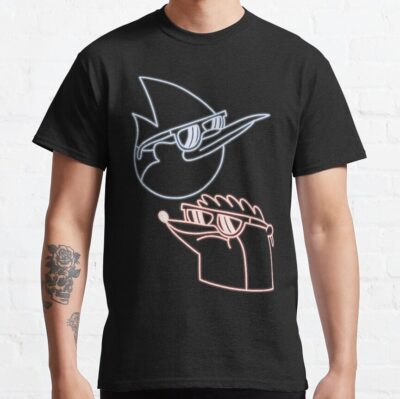 Mordecai And Rigby Neon T-Shirt