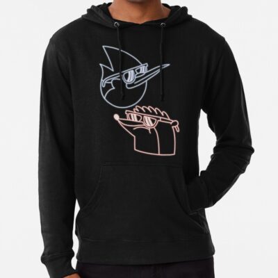 Mordecai And Rigby Neon Hoodie