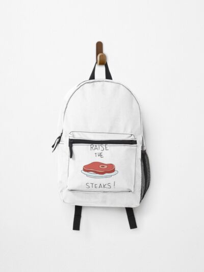 Raise The Steaks Regular Show Backpack