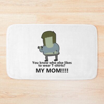 You Know Who Else Likes To Wear S Muscle Man Regular Show Bath Mat