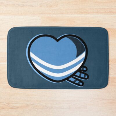 Regular Show Mordecai Heart Bath Mat