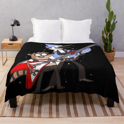 Bass Guitar Throw Blanket