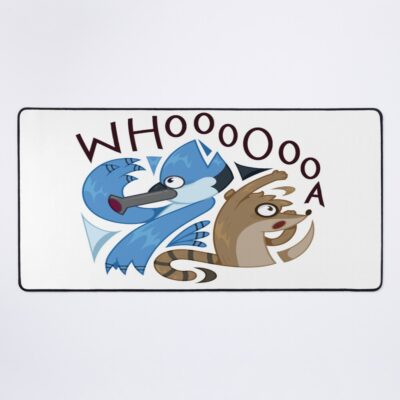 Bird And Raccoon Are Slackers Mouse Pad