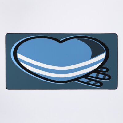 Regular Show Mordecai Heart Mouse Pad