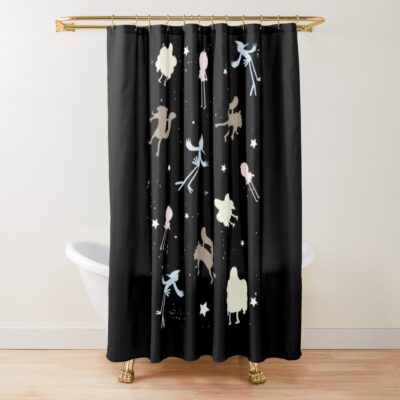 Regular Show Pattern Shower Curtain