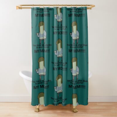 You Know Who Else Likes To Wear S Muscle Man Regular Show Shower Curtain