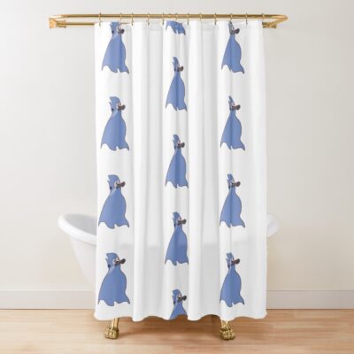 The Regular Show Mordecai The Ghost Shower Curtain