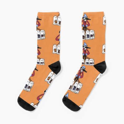 Trick Or Treat Mordecai Regular Show Socks