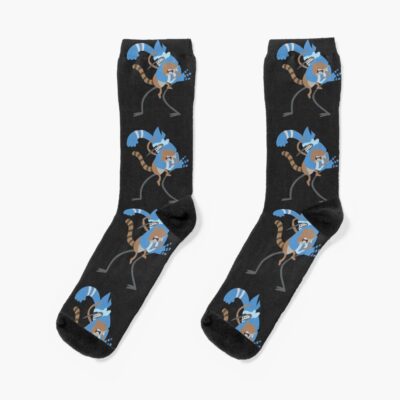 Minimal Regular Show Socks