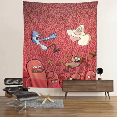 The Regular Show Legacy Artwork Series Tapestry