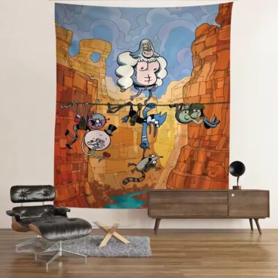 The Regular Show Classic Legacy Print Tapestry