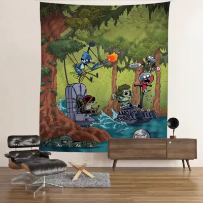 The Regular Show Timeless Design Style Tapestry