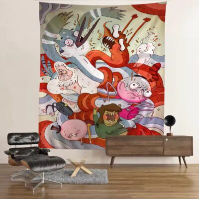 The Regular Show Iconic Artwork Print Tapestry